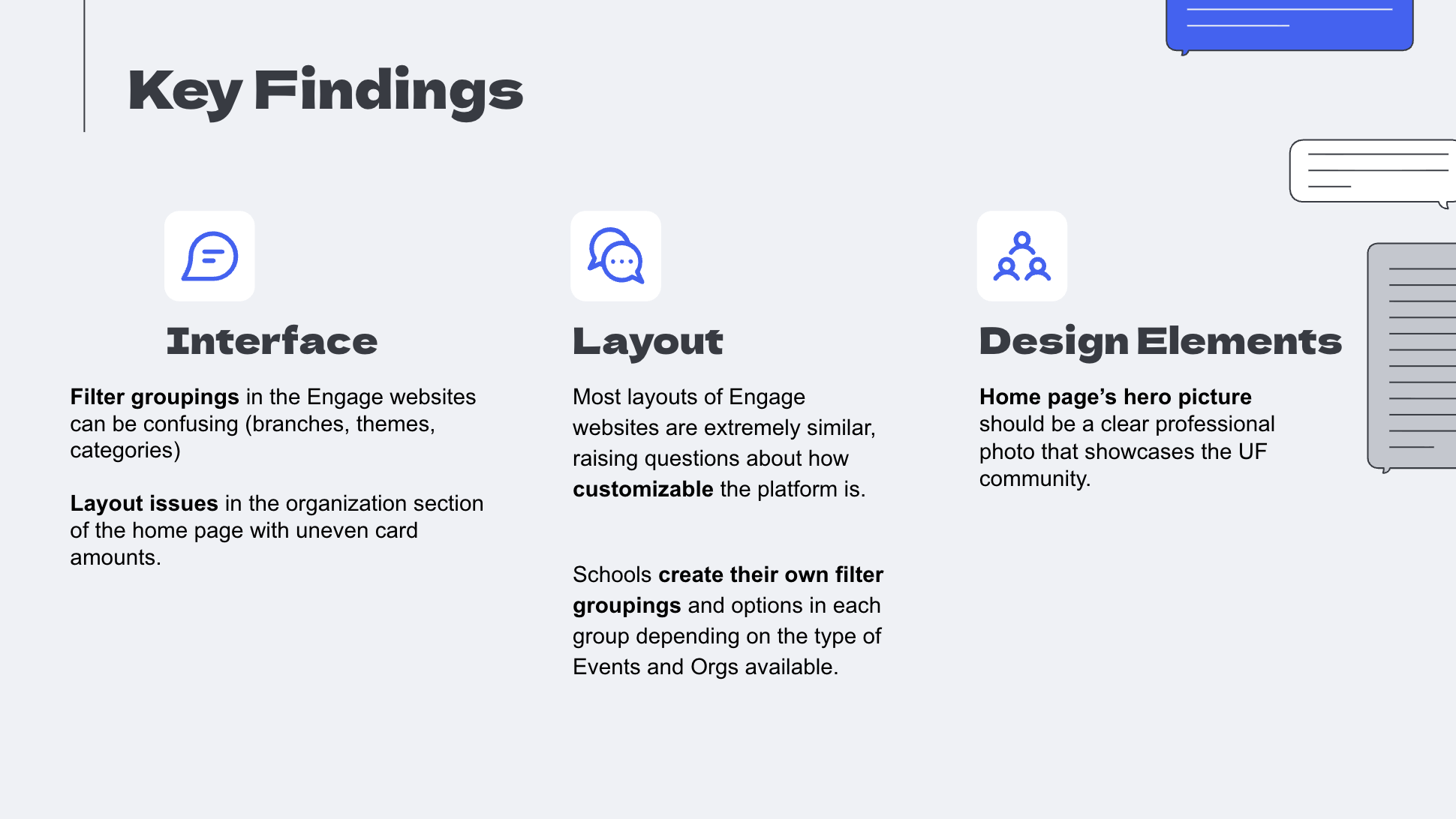 Key findings